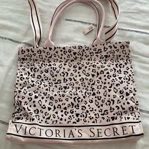 Victoria’s Secret leopard tote